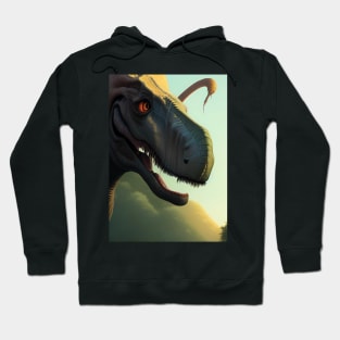 SCARY GREEN DINOSAUR Hoodie